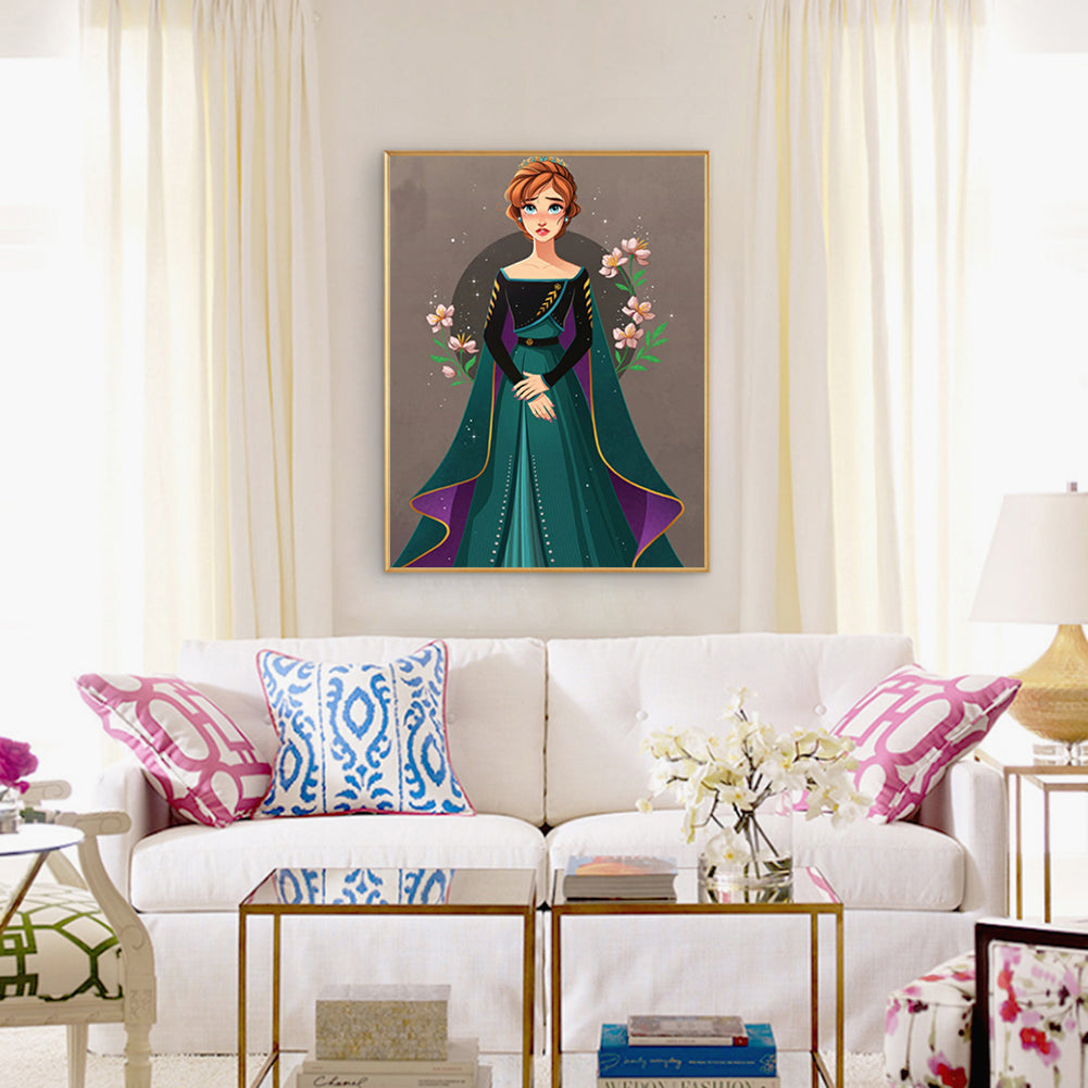 Princess Anna - Full Round Drill Diamond Painting 30*40CM