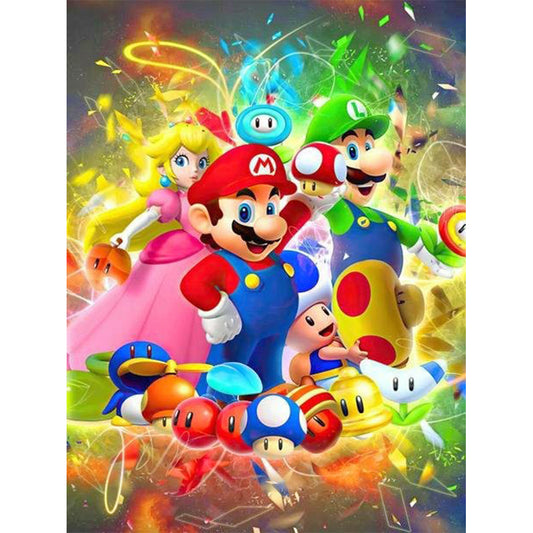 Mario - Full Round Drill Diamond Painting 40*50CM