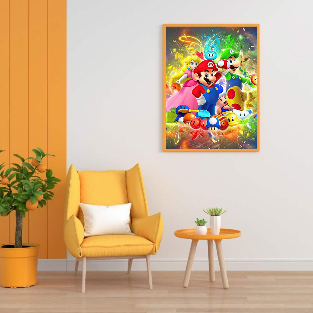 Mario - Full Round Drill Diamond Painting 40*50CM