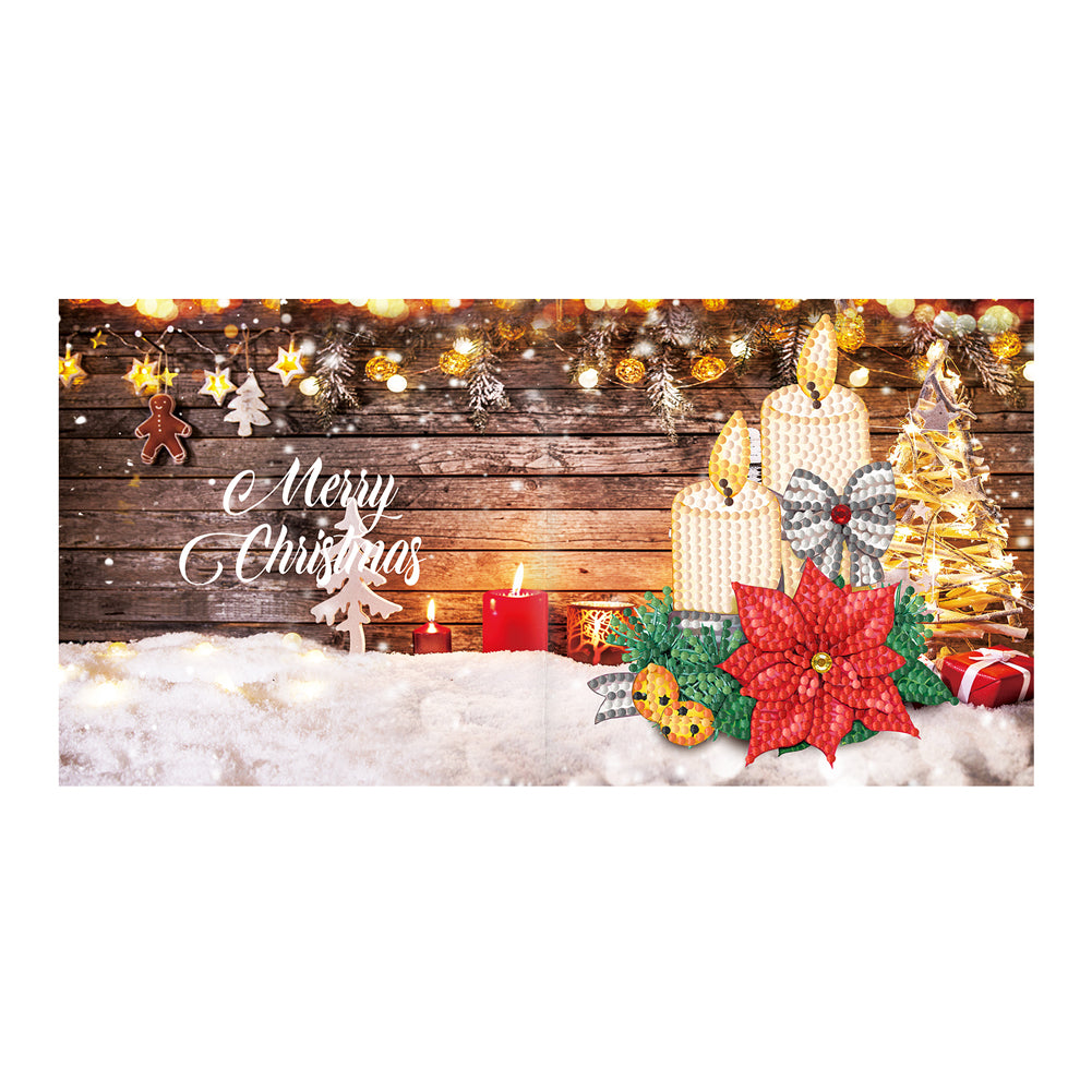 DIY Handmade Cards Diamond Painting Christmas Greeting Cards Holiday Party Cards