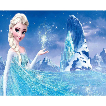 Princess Elsa - Full Round Drill Diamond Painting 60*50CM