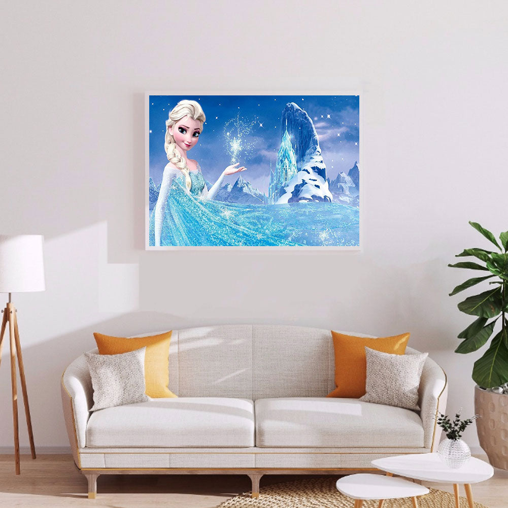Princess Elsa - Full Round Drill Diamond Painting 60*50CM