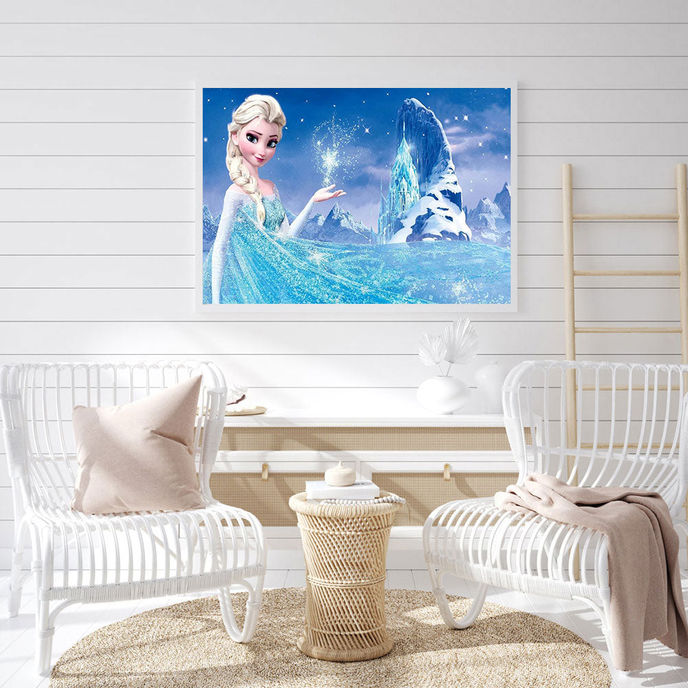 Princess Elsa - Full Round Drill Diamond Painting 60*50CM