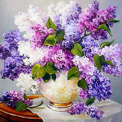 Lavender Bouquet - Full Square Drill Diamond Painting 40*40CM