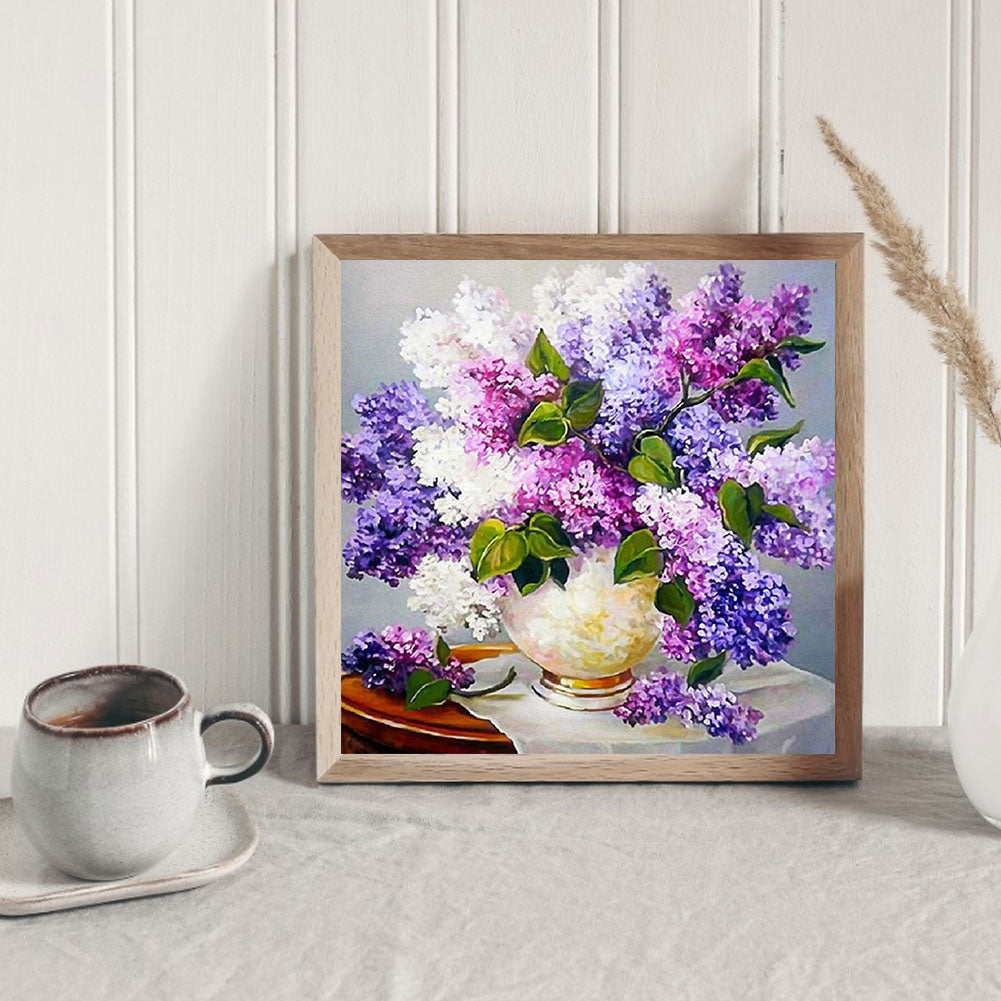 Lavender Bouquet - Full Square Drill Diamond Painting 40*40CM