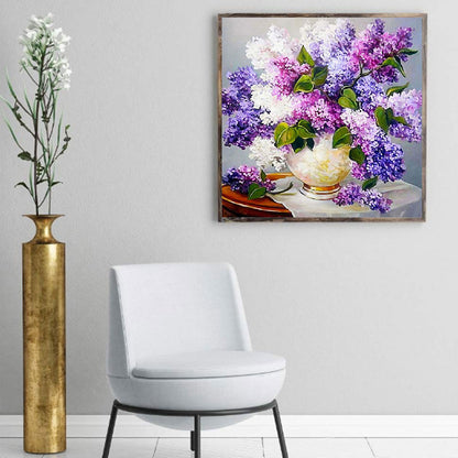 Lavender Bouquet - Full Square Drill Diamond Painting 40*40CM