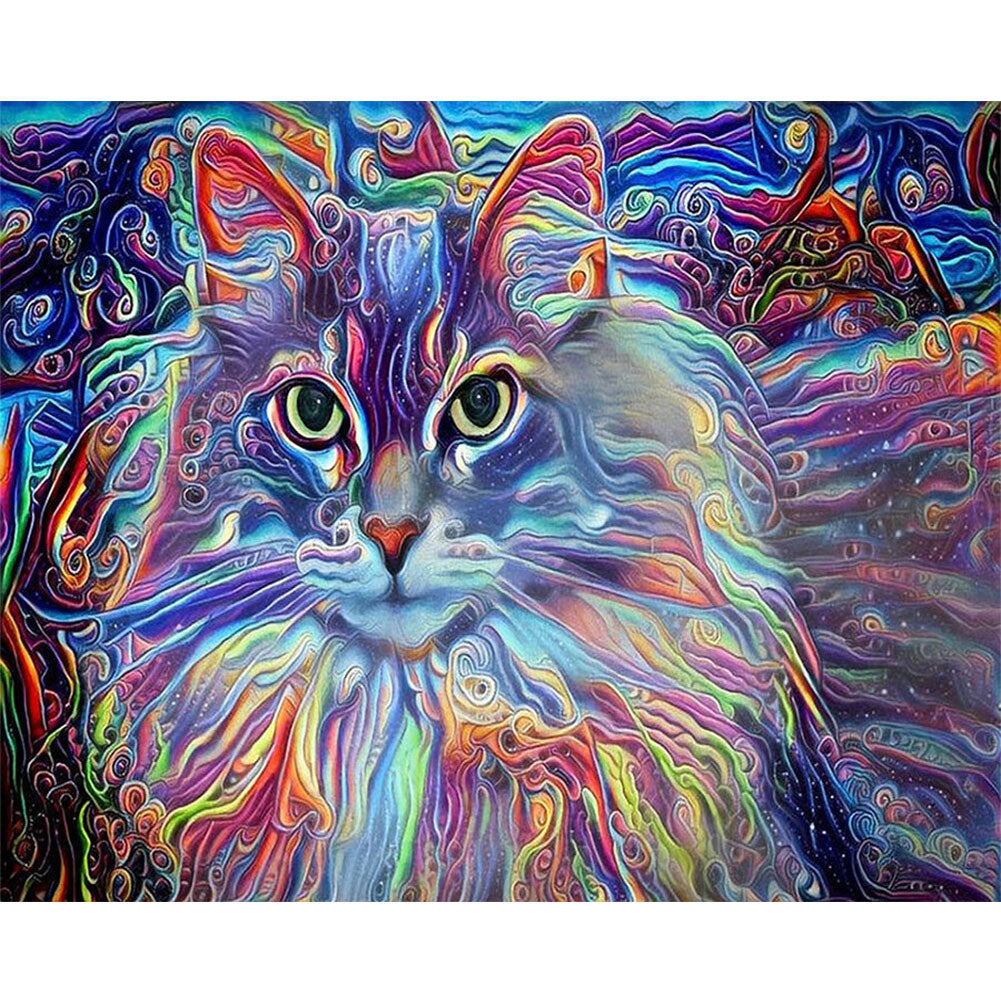 Artist Persian Cat - Full Square Drill Diamond Painting 60*50CM