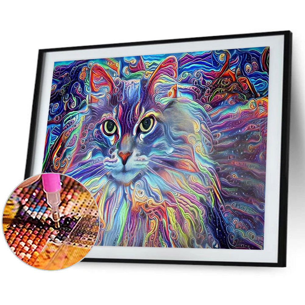 Artist Persian Cat - Full Square Drill Diamond Painting 60*50CM