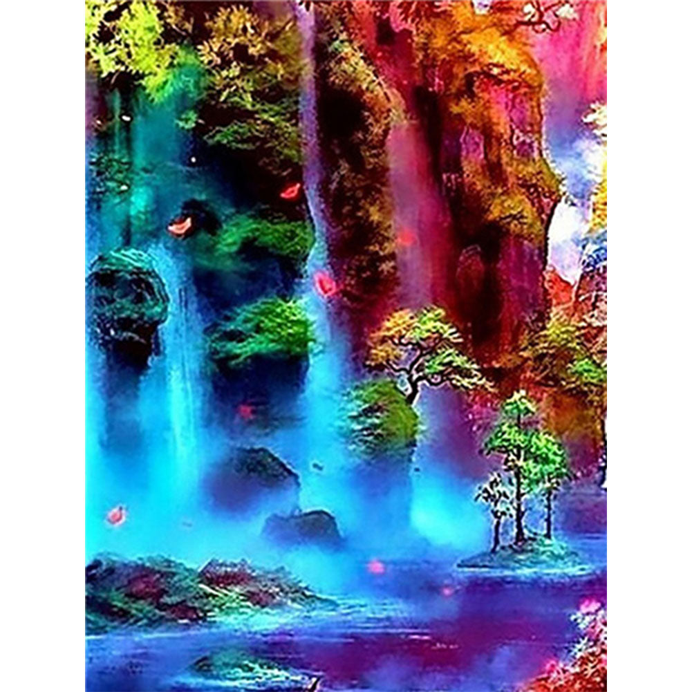 Colorful Landscape - Full Round Drill Diamond Painting 30*40CM