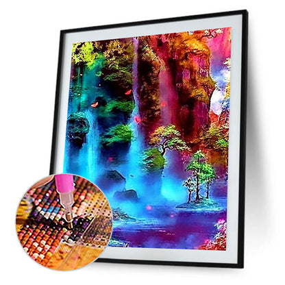 Colorful Landscape - Full Round Drill Diamond Painting 30*40CM