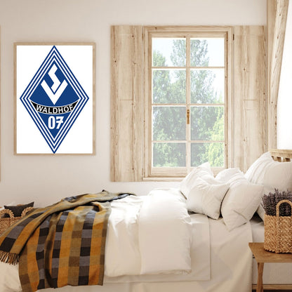 Waldhof Mannheim Football Club Logo - Full Round Drill Diamond Painting 30*40CM