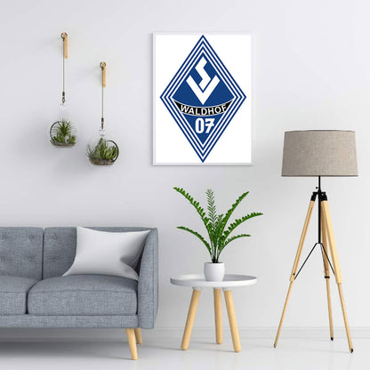 Waldhof Mannheim Football Club Logo - Full Round Drill Diamond Painting 30*40CM