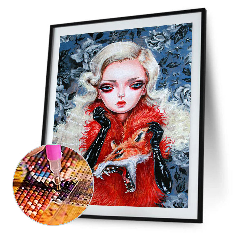 Loli Girl - Full Round Drill Diamond Painting 30*40CM