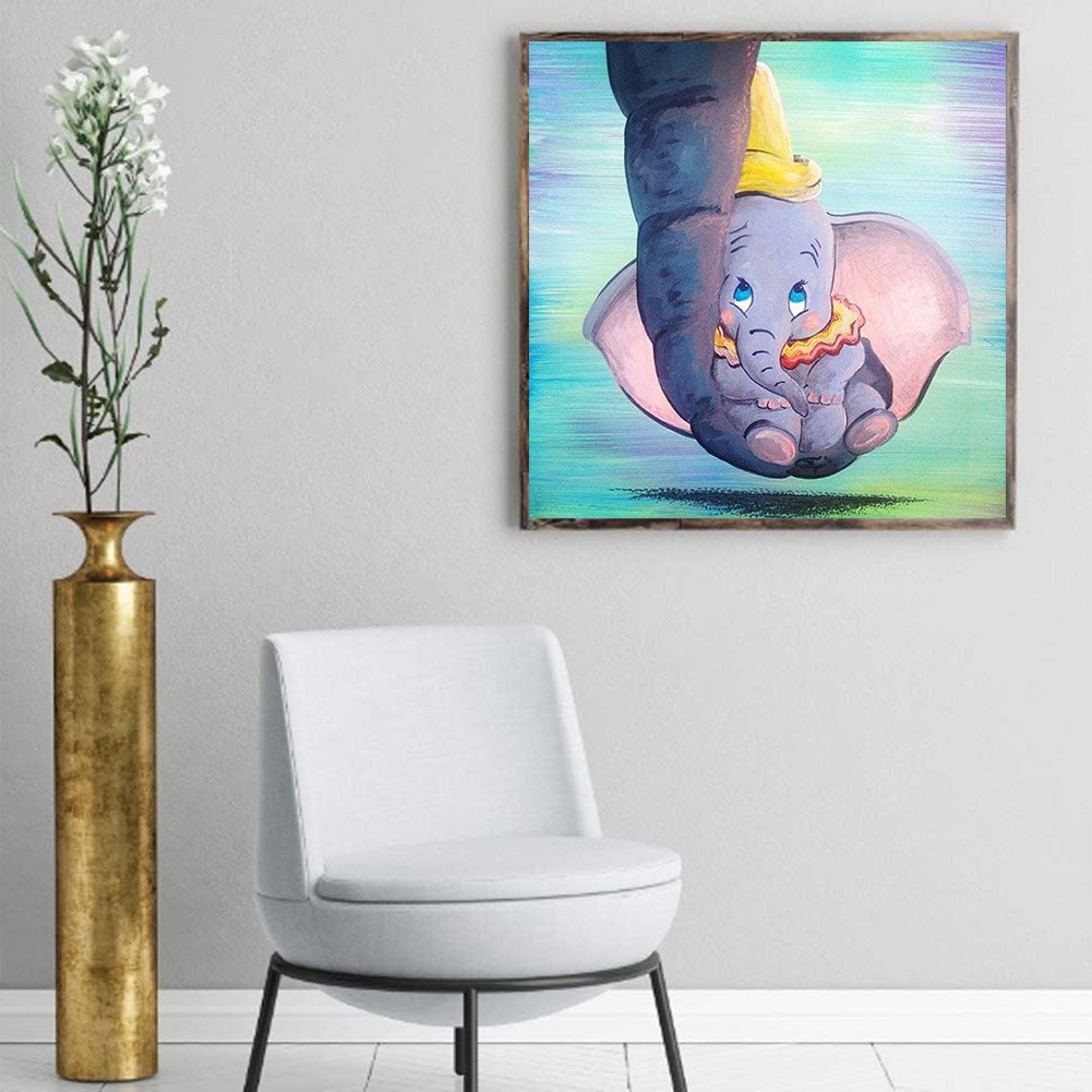 Elephant - Full Round Drill Diamond Painting 40*40CM