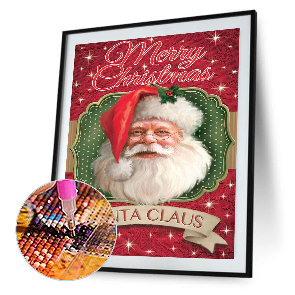 Santa Claus - Full Round Drill Diamond Painting 30*40CM