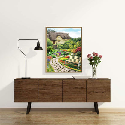 Autumn Manor - Full Round Drill Diamond Painting 30*40CM