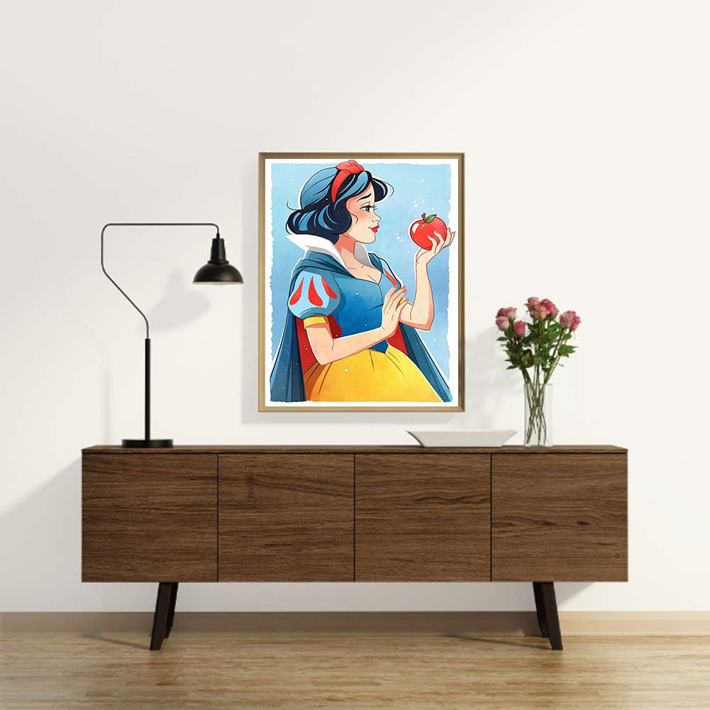 Disney Princess Snow White - Full Round Drill Diamond Painting 30*40CM