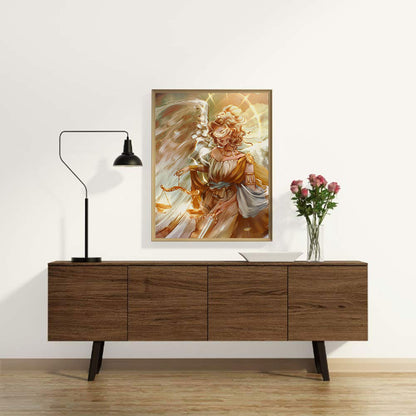 Blonde Girl - Full Round Drill Diamond Painting 40*50CM