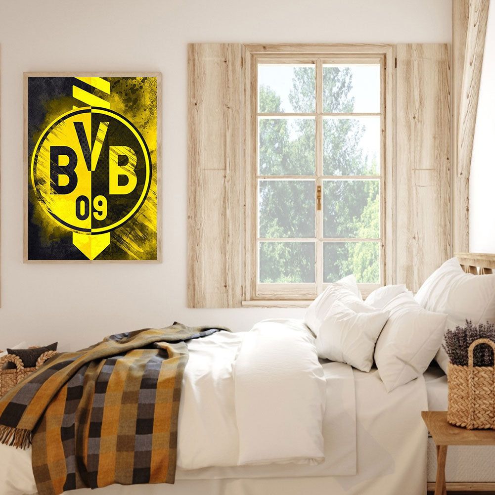 Dortmund Logo - Full Square Drill Diamond Painting 30*40CM