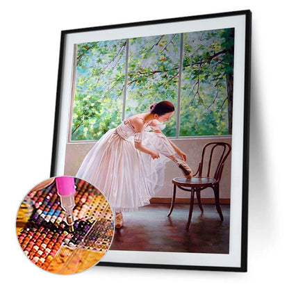 Ballerina - Full Round Drill Diamond Painting 30*40CM