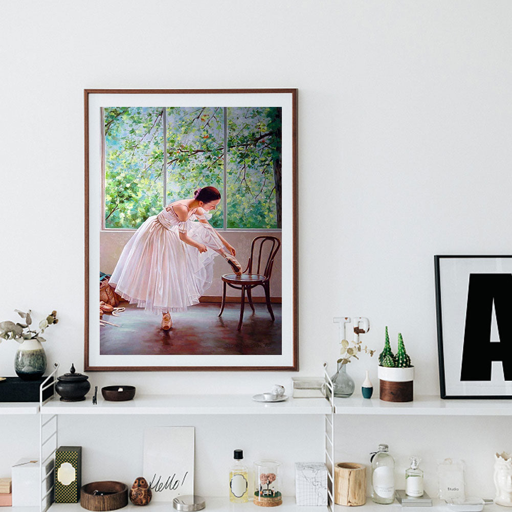 Ballerina - Full Round Drill Diamond Painting 30*40CM