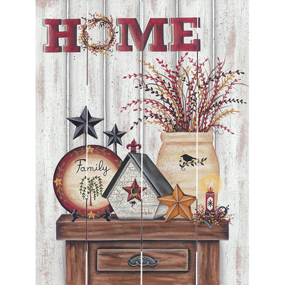 Homewooden Wall Art - Full Square Drill Diamond Painting 30*40CM