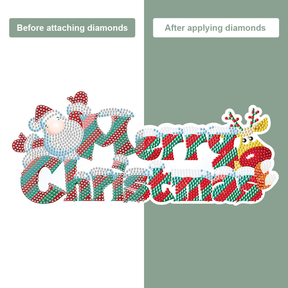 DIY Wall Stickers Christmas Stickers Diamond Painting Home Decoration