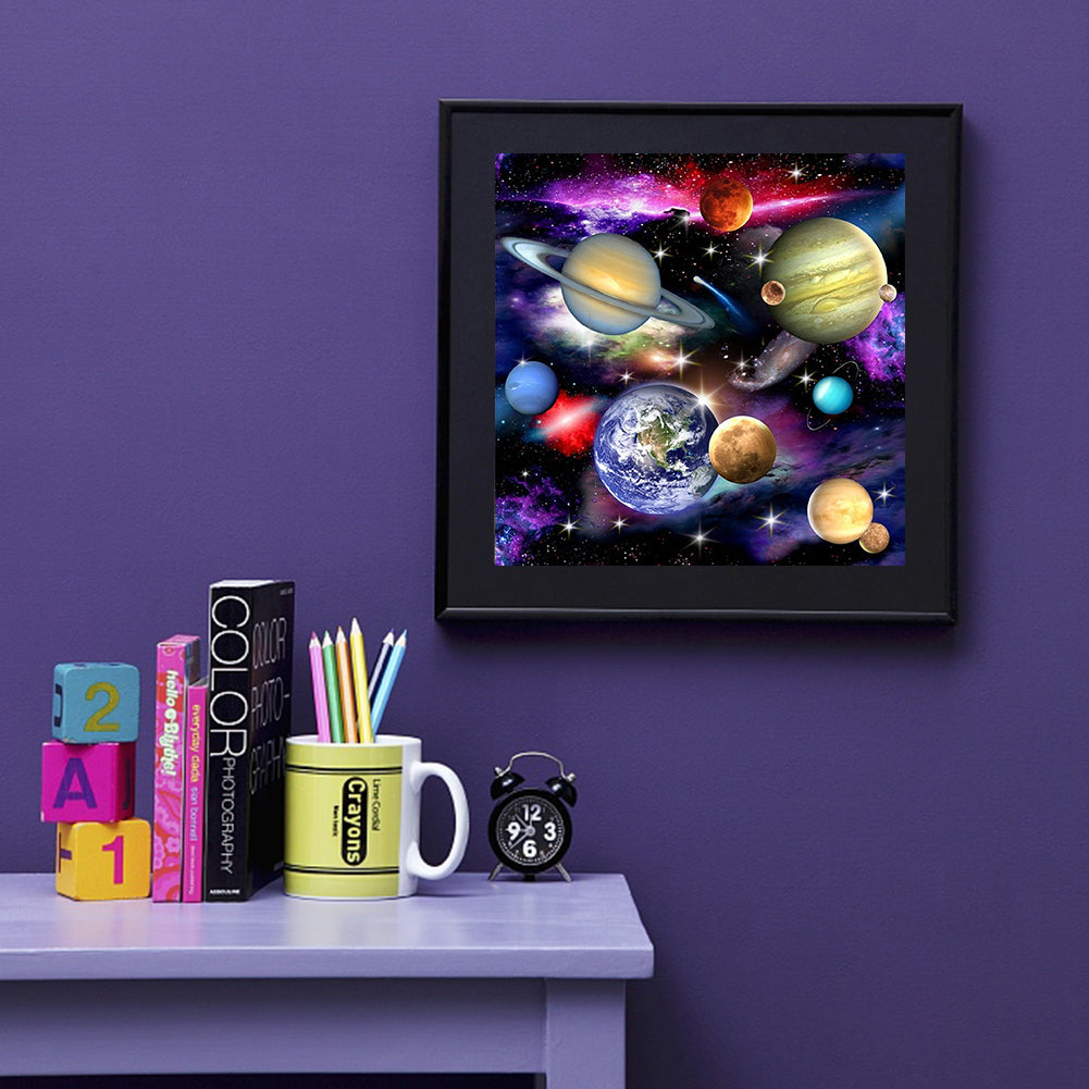 Star Planet - Full Square Drill Diamond Painting 40*40CM