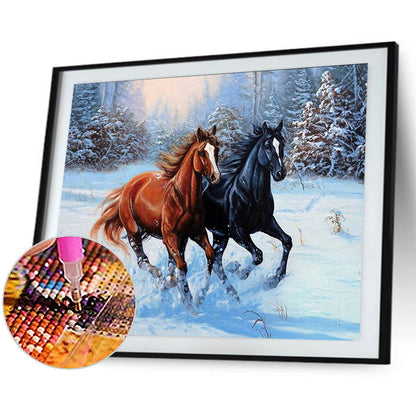 Galloping Horse - Full Round Drill Diamond Painting 50*40CM