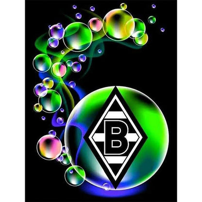 Monchengladbach Football Club Logo - Full Square Drill Diamond Painting 30*40CM