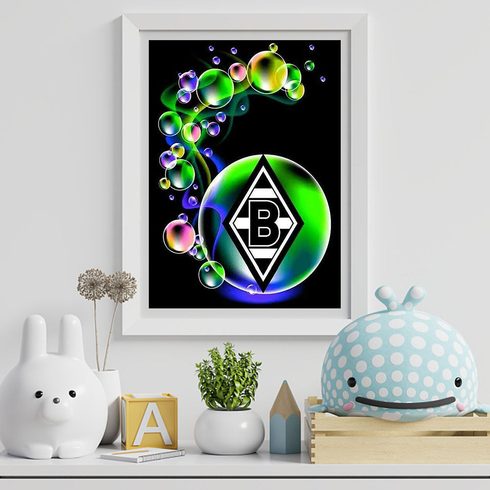 Monchengladbach Football Club Logo - Full Square Drill Diamond Painting 30*40CM