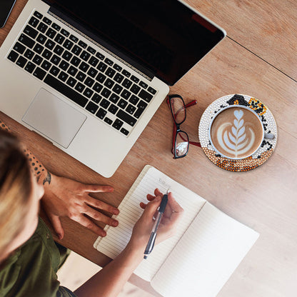 DIY Diamond Coaster Halloween Style Wooden Fashion Diamond Coaster