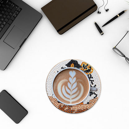 DIY Diamond Coaster Halloween Style Wooden Fashion Diamond Coaster