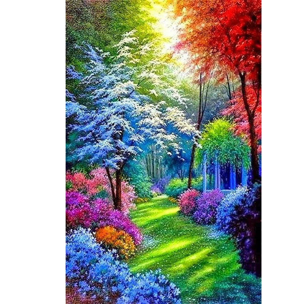 Rainbow Forest 40*70CM(Canvas) Full Round Drill Diamond Painting