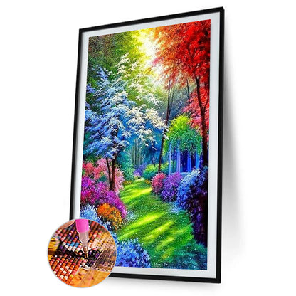 Rainbow Forest 40*70CM(Canvas) Full Round Drill Diamond Painting