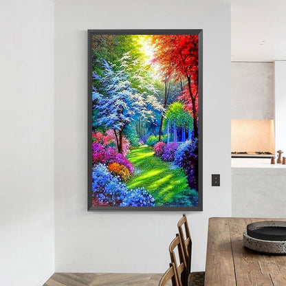 Rainbow Forest 40*70CM(Canvas) Full Round Drill Diamond Painting