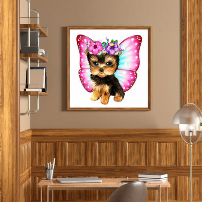 Yorkshire Terrier - Full Round Drill Diamond Painting 40*40CM