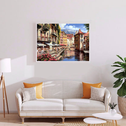 Venice Lane - Full Round Drill Diamond Painting 40*30CM