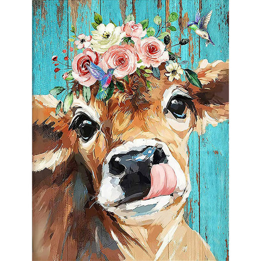 Big Cow 30*40CM(Canvas) Full Square Drill Diamond Painting