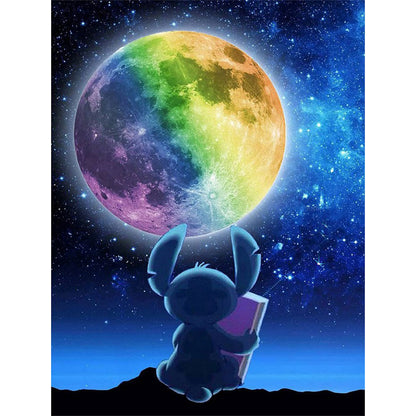 Colorful Moonlight Stitch 30*40CM(Canvas) Full Square Drill Diamond Painting