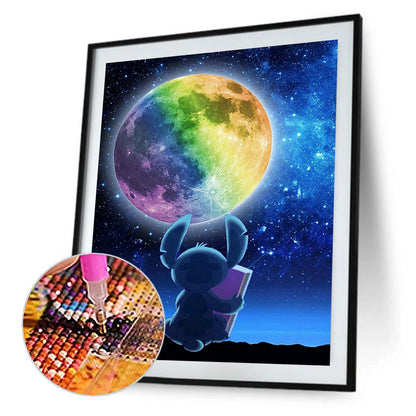 Colorful Moonlight Stitch 30*40CM(Canvas) Full Square Drill Diamond Painting