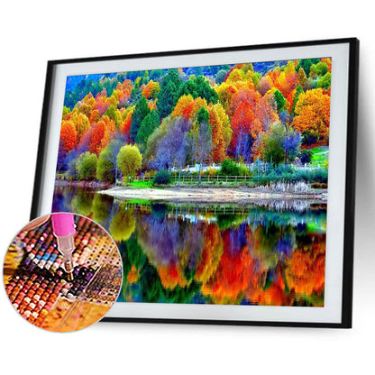 Colorful Forest - Full Round Drill Diamond Painting 50*40CM