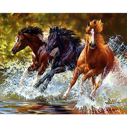 Galloping Horse - Full Round Drill Diamond Painting 50*40CM