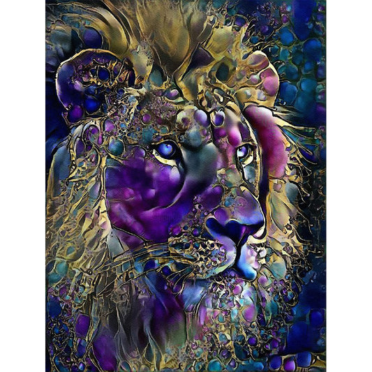 Fantasy Lion - Full Round Drill Diamond Painting 50*60CM