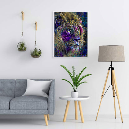 Fantasy Lion - Full Round Drill Diamond Painting 50*60CM