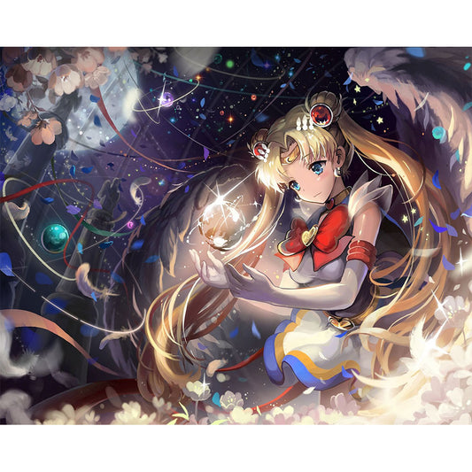 Water Ice Moon - Full Round Drill Diamond Painting 40*30CM