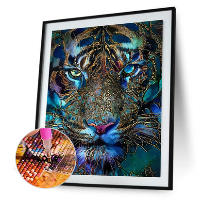 Metallic Tiger - Full Square Drill Diamond Painting 30*40CM