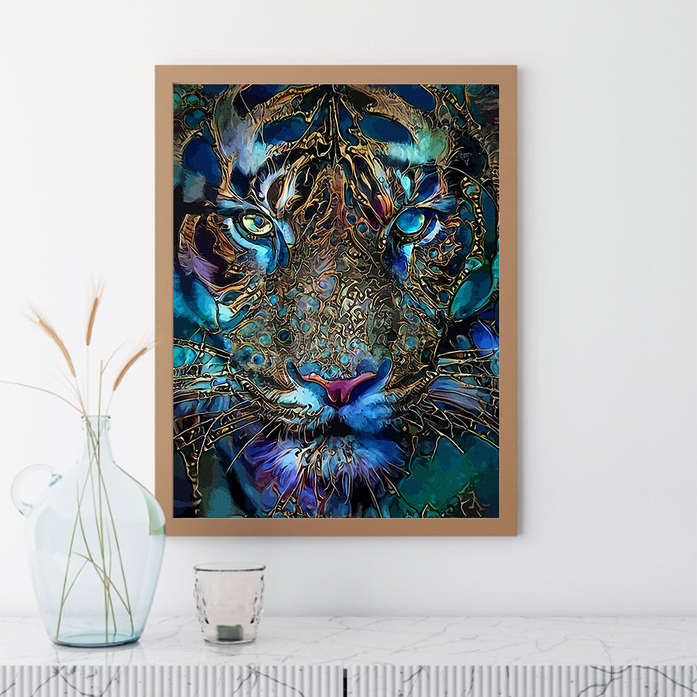 Metallic Tiger - Full Square Drill Diamond Painting 30*40CM