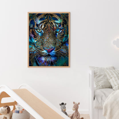 Metallic Tiger - Full Square Drill Diamond Painting 30*40CM