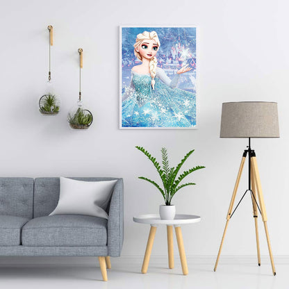 Frozen Elsa 30*40CM(Canvas) Full Square Drill Diamond Painting